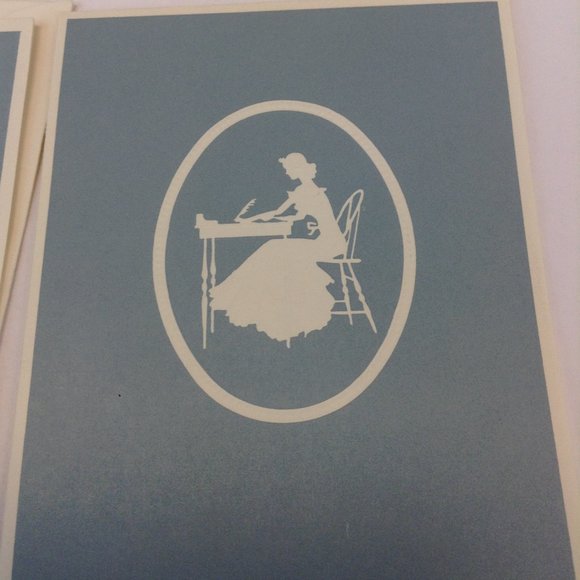 Vintage Coutts Hallmark Victorian Wedgeport Petite Notes Blank Cards - Picture 7 of 16